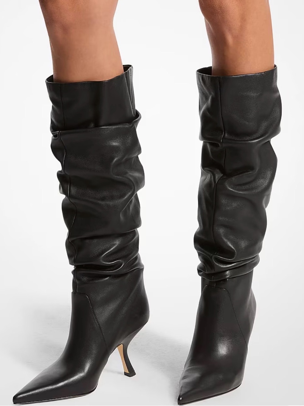 Michael Kors Black Leather Luna Boot